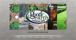 Desktop Screenshot of goodearthscape.com